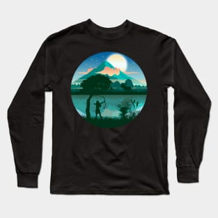 Midnight Hunter Nature Long Sleeve T-Shirt